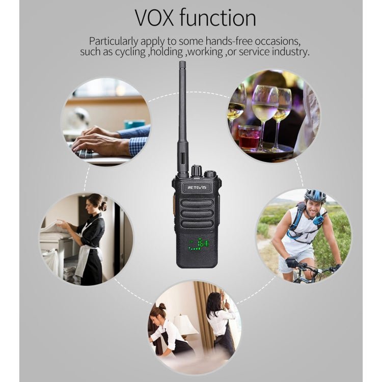 RETEVIS RT86 10W 430 - 440MHz 16CHS Two Way Radio Handheld Walkie Talkie with Wireless Copy Function, RT86 - ORIWHIZConsumer ElectronicsHandheld Walkie TalkieRETEVIS