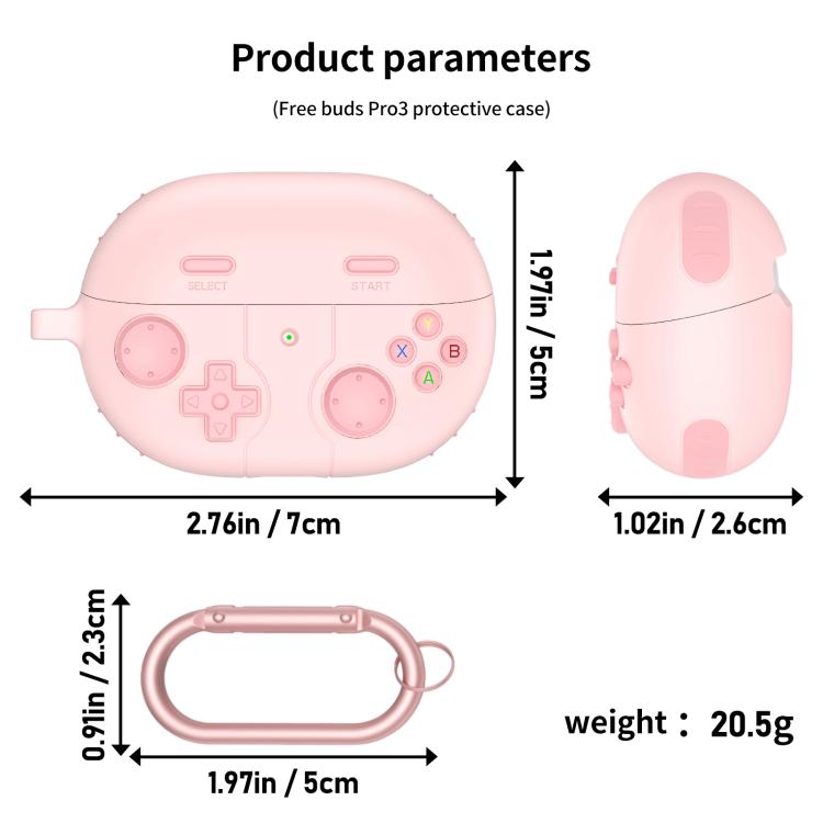 Retro Game Console Style Silicone Earbuds Case, For Huawei Freebuds Pro 3 / Pro 4 - ORIWHIZ
