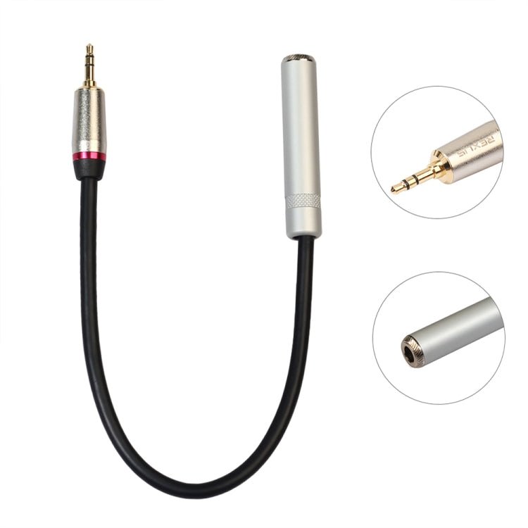 REXLIS TC128MF 3.5mm Male to 6.5mm Female Audio Adapter Cable, Length: 1m - ORIWHIZ