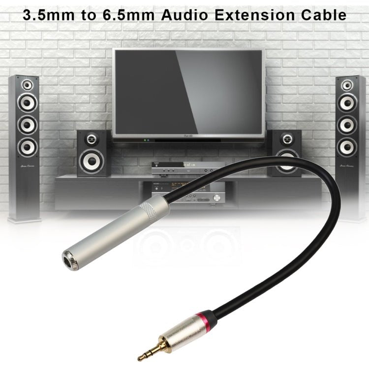 REXLIS TC128MF 3.5mm Male to 6.5mm Female Audio Adapter Cable, Length: 1m - ORIWHIZ