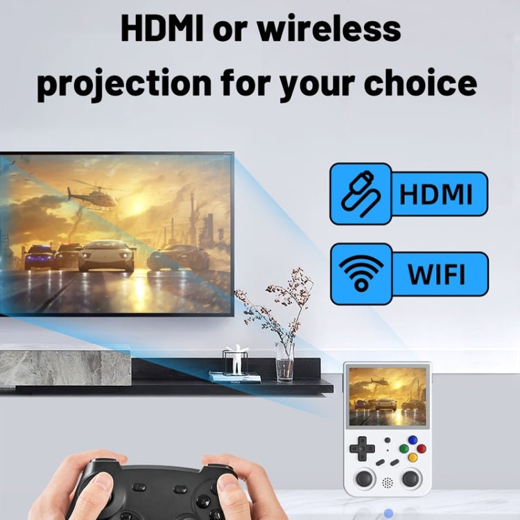 RG353V 3.5 Inch Wireless Game Box Android 11 Linux OS Handheld Game Console, Machine Only, 64G 15,000 games, 128G 25000 Games, 256G 35000 Games - ORIWHIZANBERNICPocket ConsolePocket Console & Accessories