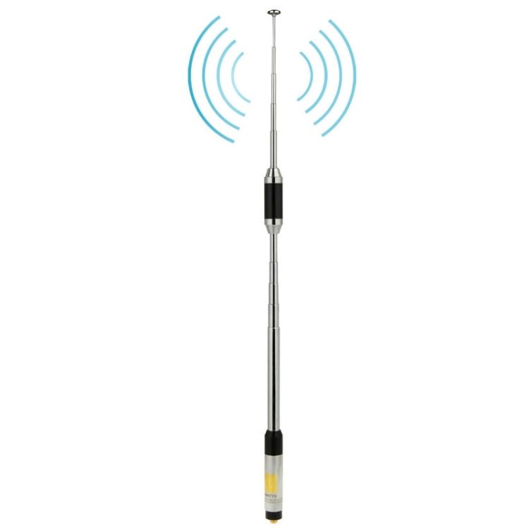 RH770 Dual Band 144/430MHz High Gain SMA - F Telescopic Handheld Radio Antenna for Walkie Talkie, Antenna Length: 93cm - ORIWHIZConsumer ElectronicsWalkie TalkieWalkie Talkie Antenna