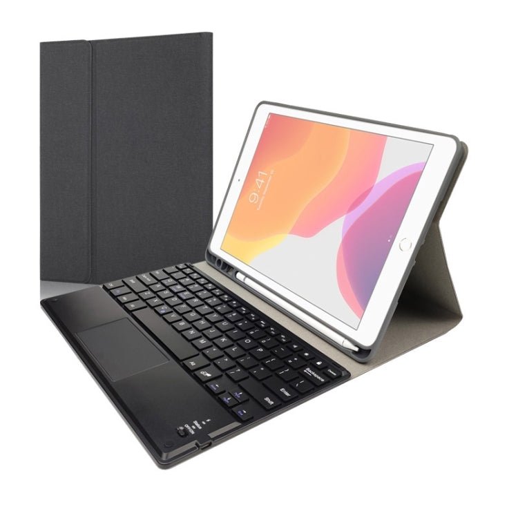 RK508C Detachable Magnetic Plastic Bluetooth Keyboard with Touchpad + Silk Pattern TPU Tablet Case for iPad 9.7 inch, with Pen Slot & Bracket, RK508C - ORIWHIZApple AccessoriesiPad KeyboardiPad Keyboard Universal
