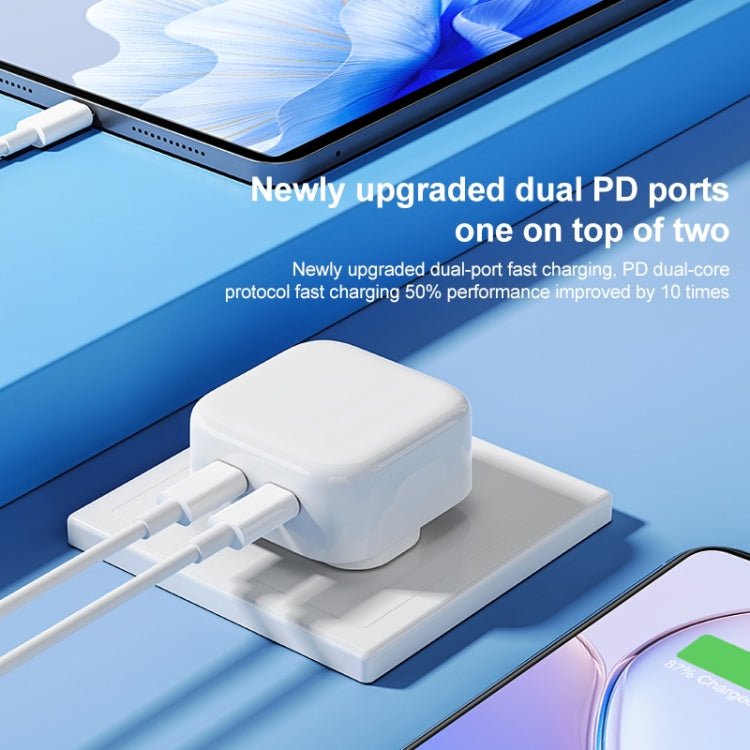 ROCK T58 35W Dual USB - C / Type - C Ports PD Charger, CN Plug, CN Plug - ORIWHIZ