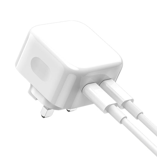 ROCK T58 35W Dual USB - C / Type - C Ports PD Charger, UK Plug, UK Plug - ORIWHIZ