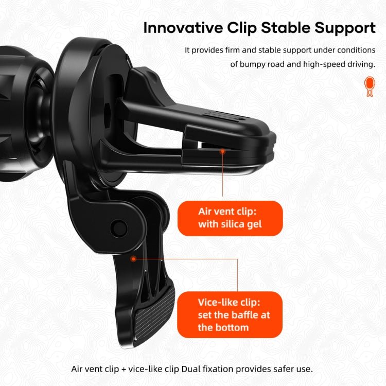 ROCK W31 Car Gravity Wireless Charging Air Outlet Bracket, W31 - ORIWHIZ