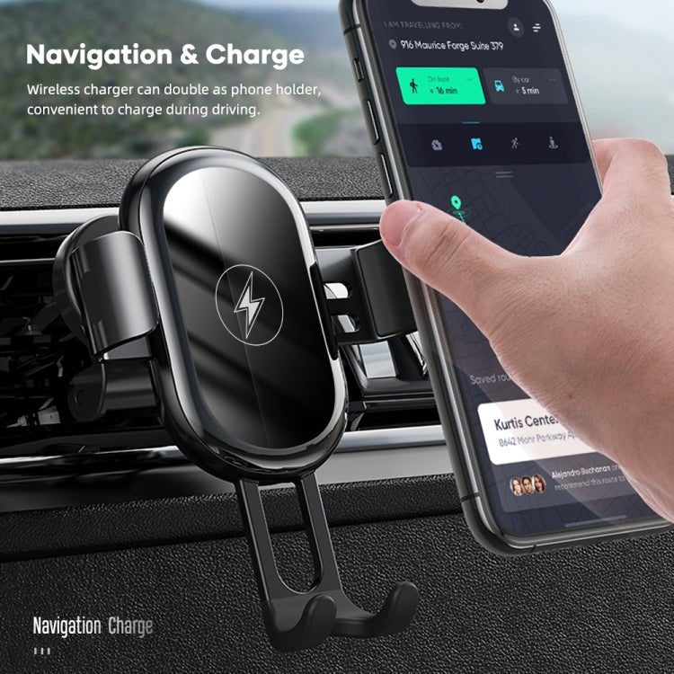 ROCK W31 Car Gravity Wireless Charging Air Outlet Bracket, W31 - ORIWHIZ