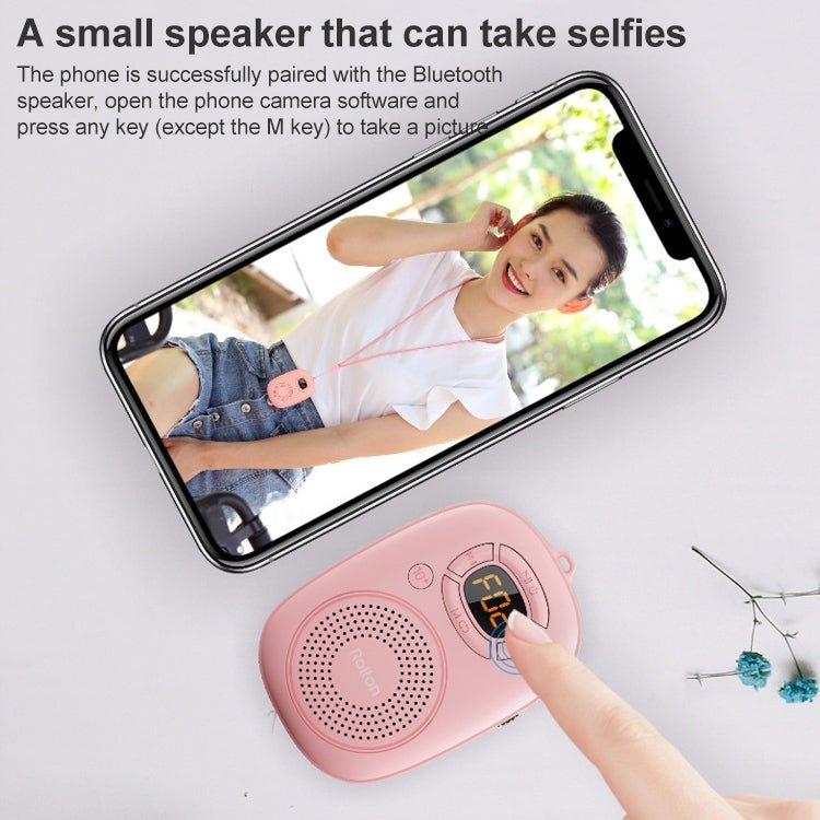 Rolton E200 Mobile Phone Wireless Bluetooth Speaker Mini Portable Outdoor Small Audio Subwoofer Speaker, Pink, Blue, Black - ORIWHIZ