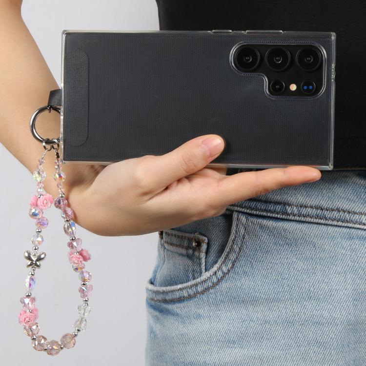 Rose Bead Chain Phone Anti - lost Short Lanyard - ORIWHIZApple AccessoriesGadgetsLanyards & Wrist Straps