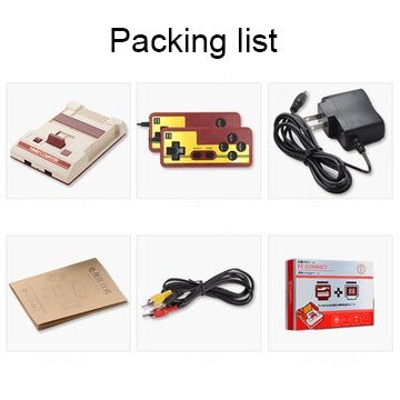 RS - 35 Retro FC TV Game Consoles Built - in 500 Games, RS - 35(US Plug), RS - 35(EU Plug) - ORIWHIZPocket ConsolePocket Console & AccessoriesToys & Hobbies