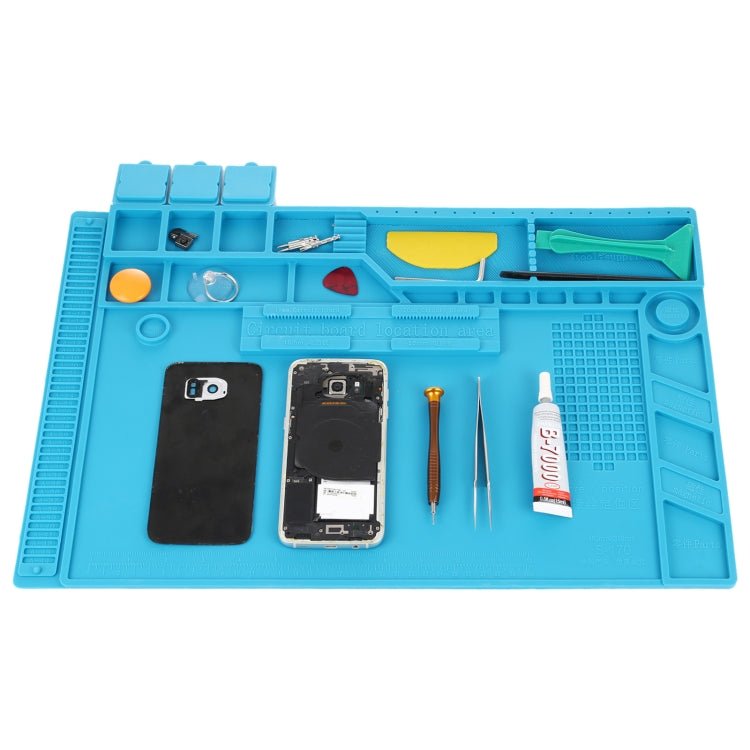 S - 170 Insulation Heat - Resistant Repair Pad ESD Mat with Magnetic, Size: 48 x 32cm, S - 170 (48cm x 32cm) - ORIWHIZ