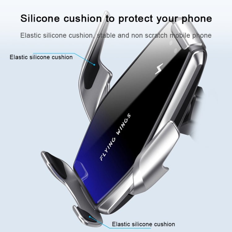 S7 15W QI 360 Degree Rotatable Infrared Induction Car Air Outlet Wireless Charging Mobile Phone Holder for 4.0 - 6.5 inch Mobile Phones, S7 - ORIWHIZ
