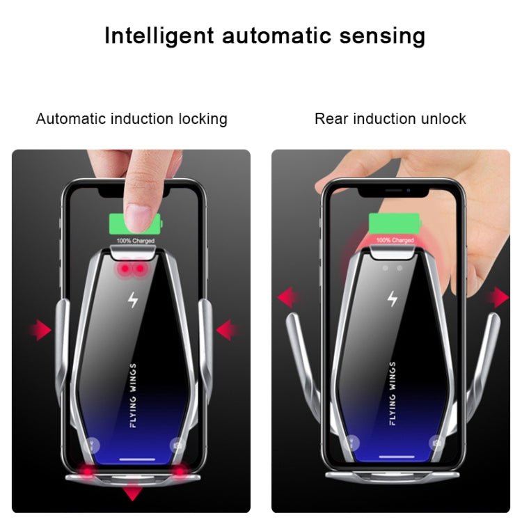 S7 15W QI 360 Degree Rotatable Infrared Induction Car Air Outlet Wireless Charging Mobile Phone Holder for 4.0 - 6.5 inch Mobile Phones, S7 - ORIWHIZ
