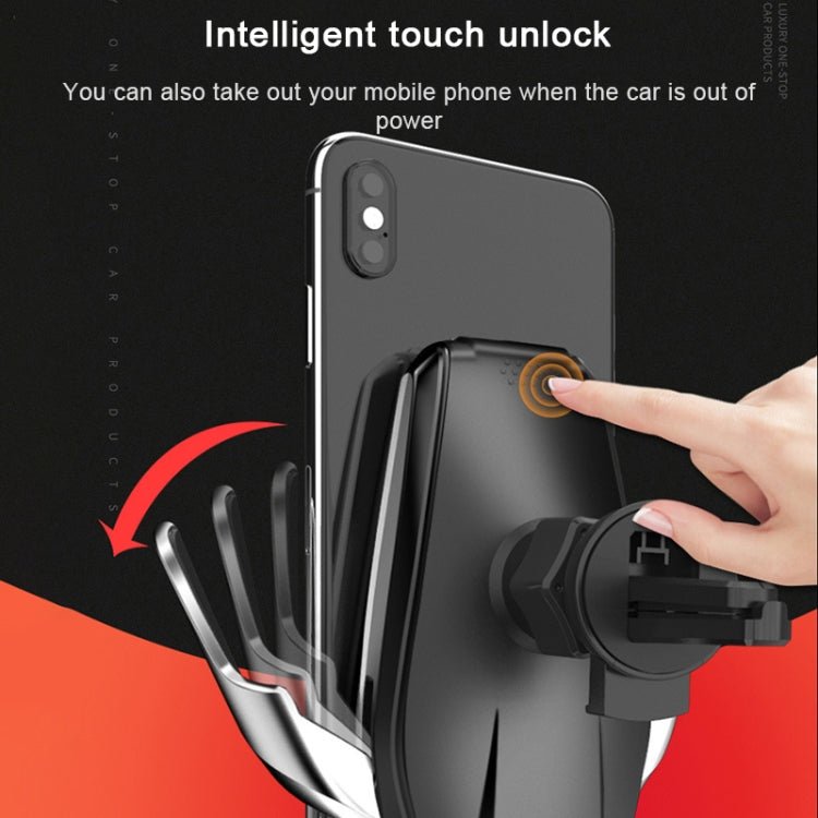 S7 15W QI 360 Degree Rotatable Infrared Induction Car Air Outlet Wireless Charging Mobile Phone Holder for 4.0 - 6.5 inch Mobile Phones, S7 - ORIWHIZ