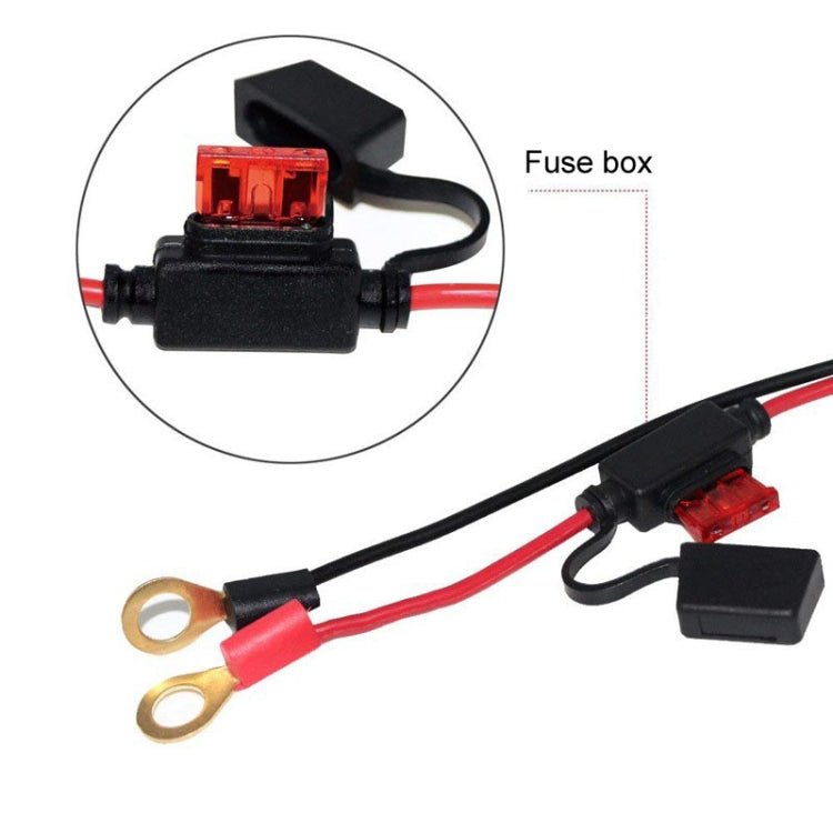 SAE To O - Type Ring Connector Quick Disconnect SAE Car Storage Battery Extension Cable - ORIWHIZCar Replacement PartsDIY CablesIn Car