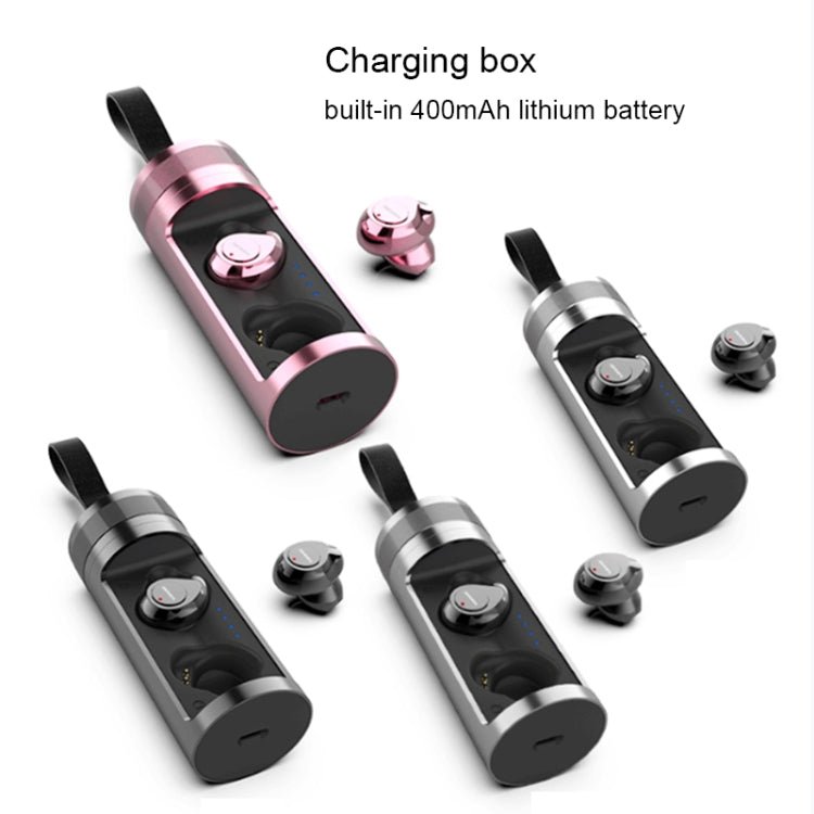 SARDiNE F8 TWS Bluetooth V5.0 Wireless Stereo Earphones with Charging Box - ORIWHIZ