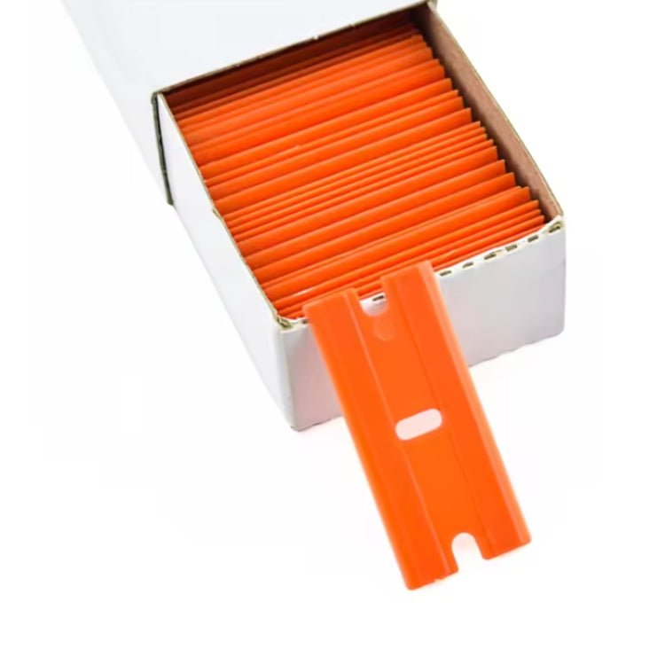 Scraper Replace UV Glue Plastic Double - sided Scraper Blade, 100pcs /Box - ORIWHIZ