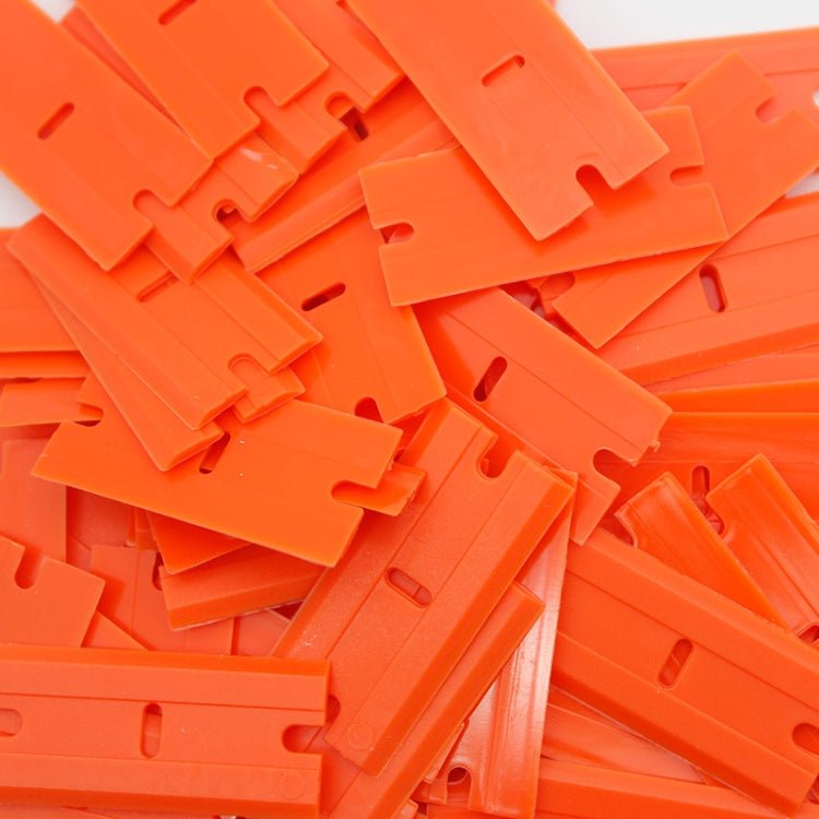 Scraper Replace UV Glue Plastic Double - sided Scraper Blade, 100pcs /Box - ORIWHIZ