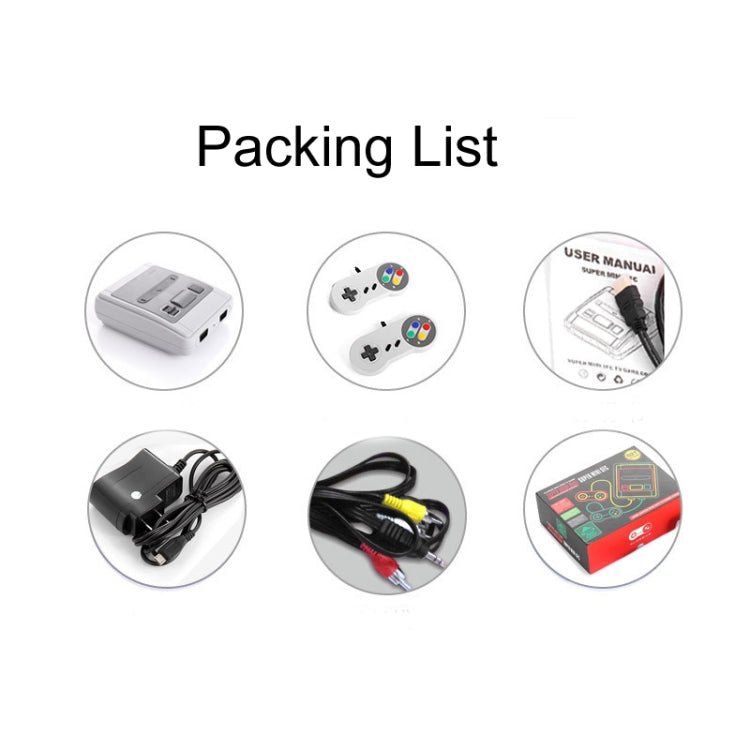 SFC620 Mini 8 - Bit TV Game Console Built - In 620 Games, Supports AV Output, SFC620(US Plug), SFC620(EU Plug), SFC620(UK Plug) - ORIWHIZPocket ConsolePocket Console & AccessoriesToys & Hobbies