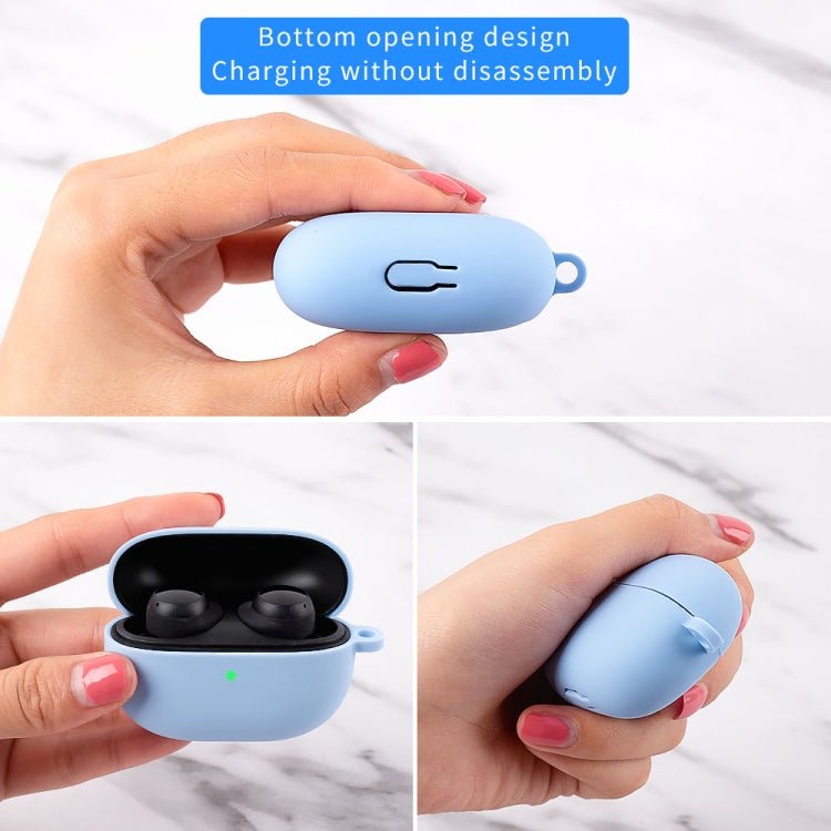 Silicone Earphone Protective Case with Hook, For Xiaomi Redmi Buds 3 Lite - ORIWHIZ