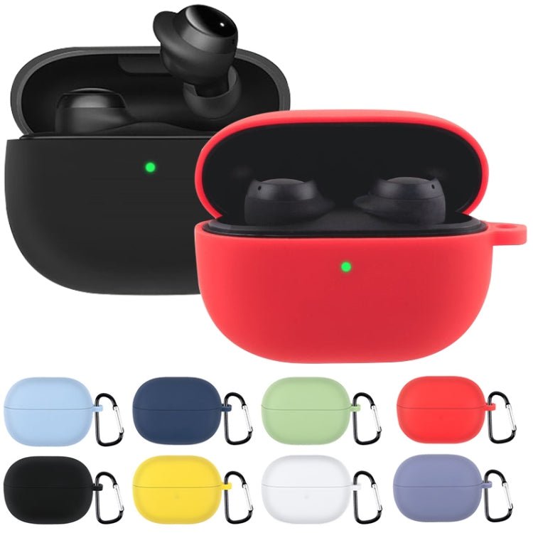 Silicone Earphone Protective Case with Hook, For Xiaomi Redmi Buds 3 Lite - ORIWHIZ