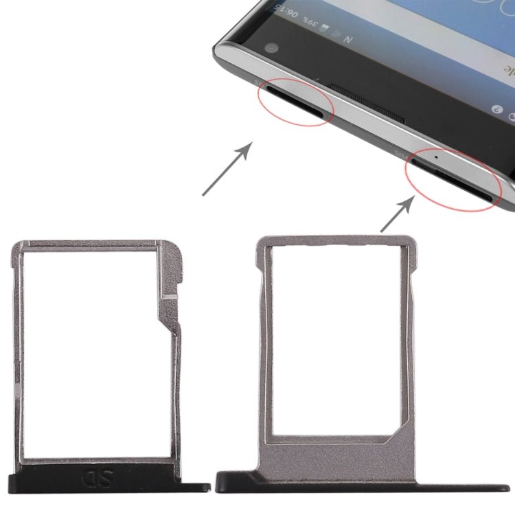 SIM Card Tray + Micro SD Card Tray for Blackberry Priv, For Priv - ORIWHIZ