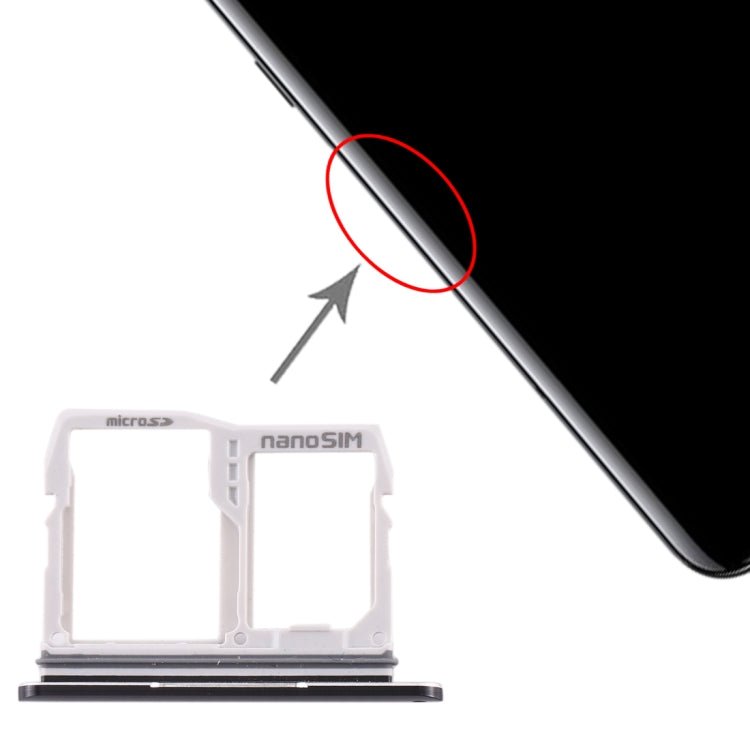SIM Card Tray + Micro SD Card Tray for LG V50 ThinQ 5G, For LG V50 ThinQ 5G - ORIWHIZ