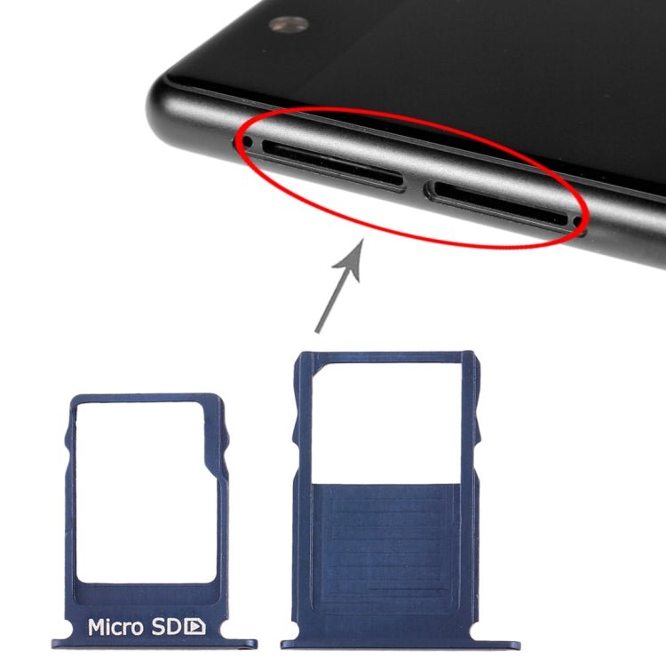 SIM Card Tray + Micro SD Card Tray for Nokia 3 TA - 1020 TA - 1028 TA - 1032 TA - 1038, For Nokia 3 - ORIWHIZ