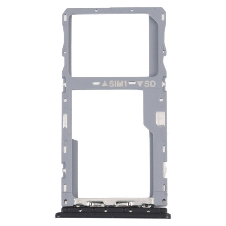 SIM Card Tray + Micro SD Card Tray for T - Mobile Revvl 4+ 5062 506W 5062Z, For T - Mobile Revvl 4+ 5062(Black) - ORIWHIZ