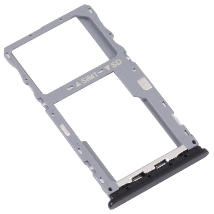 SIM Card Tray + Micro SD Card Tray for T - Mobile Revvl 4+ 5062 506W 5062Z, For T - Mobile Revvl 4+ 5062(Black) - ORIWHIZ