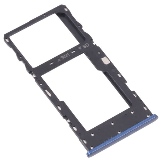 SIM Card Tray + Micro SD Card Tray for TCL Plex T780H, For TCL 10L/10 Lite(Blue) - ORIWHIZ