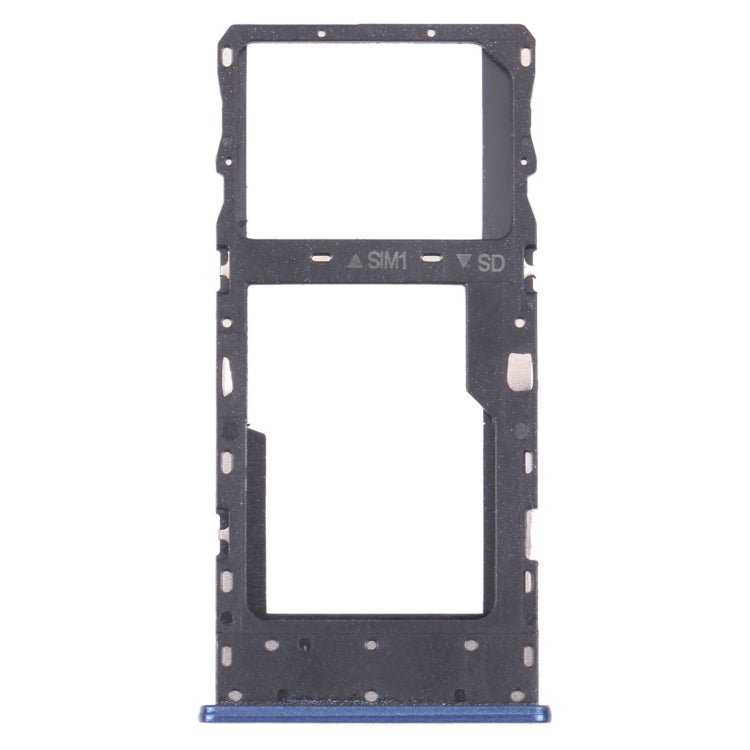 SIM Card Tray + Micro SD Card Tray for TCL Plex T780H, For TCL 10L/10 Lite(Blue) - ORIWHIZ
