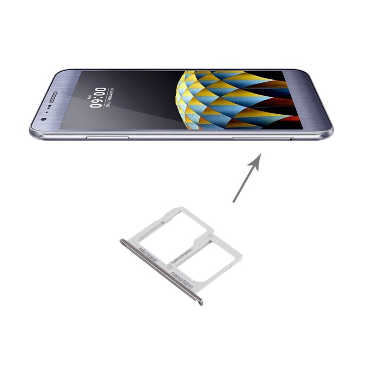 SIM Card Tray + Micro SD / SIM Card Tray for LG X Cam / K580, For LG X Cam / K580 - ORIWHIZ