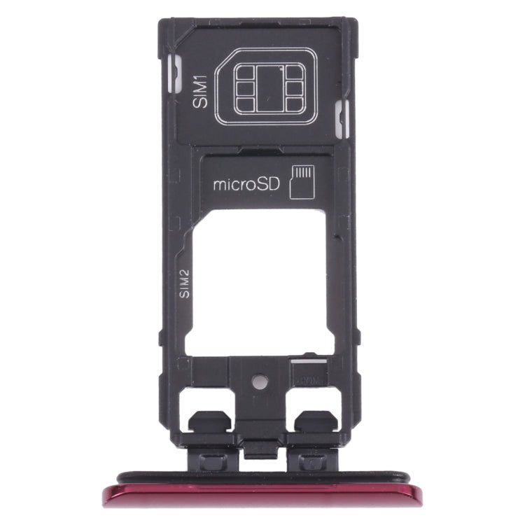 SIM Card Tray + SIM Card Tray / Micro SD Card Tray for Sony Xperia 5, For Sony Xperia 5 (Dual Card) - ORIWHIZ