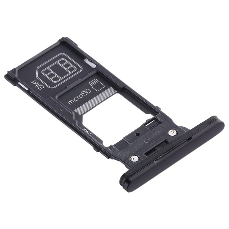 SIM Card Tray + SIM Card Tray + Micro SD Card Tray for Sony Xperia XZ2, For Sony Xperia XZ2 - ORIWHIZ