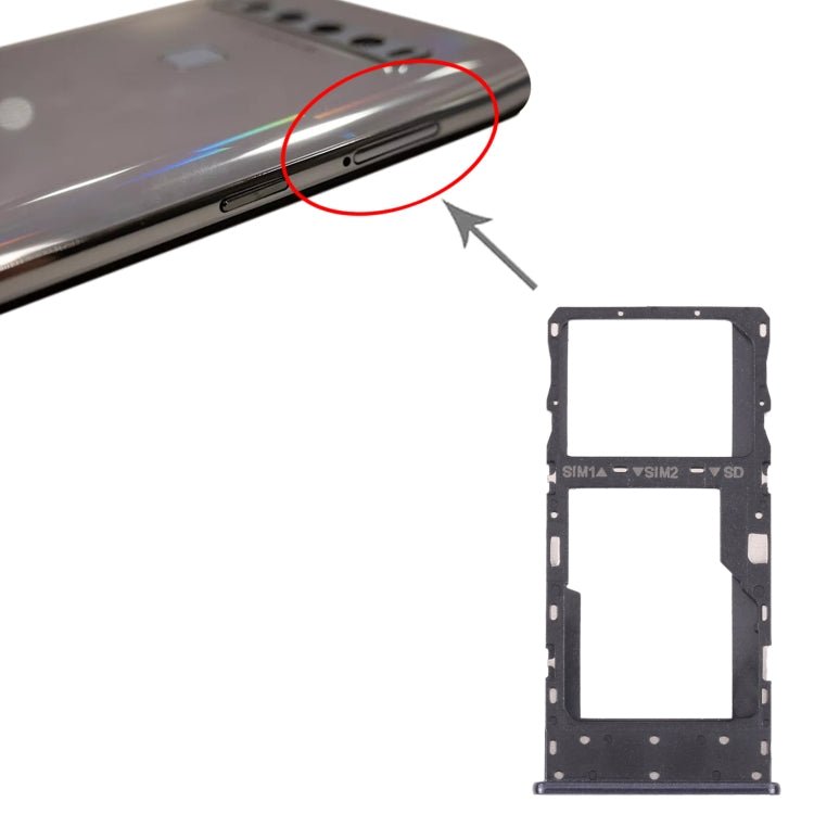 SIM Card Tray + SIM Card Tray / Micro SD Card Tray for TCL 10 5G T790Y T790H, For TCL 10 5G - ORIWHIZ
