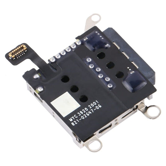 Single SIM Card Holder Socket with Flex Cable for iPhone 12 / 12 Pro, For iPhone 12 / 12 Pro(Single) - ORIWHIZ