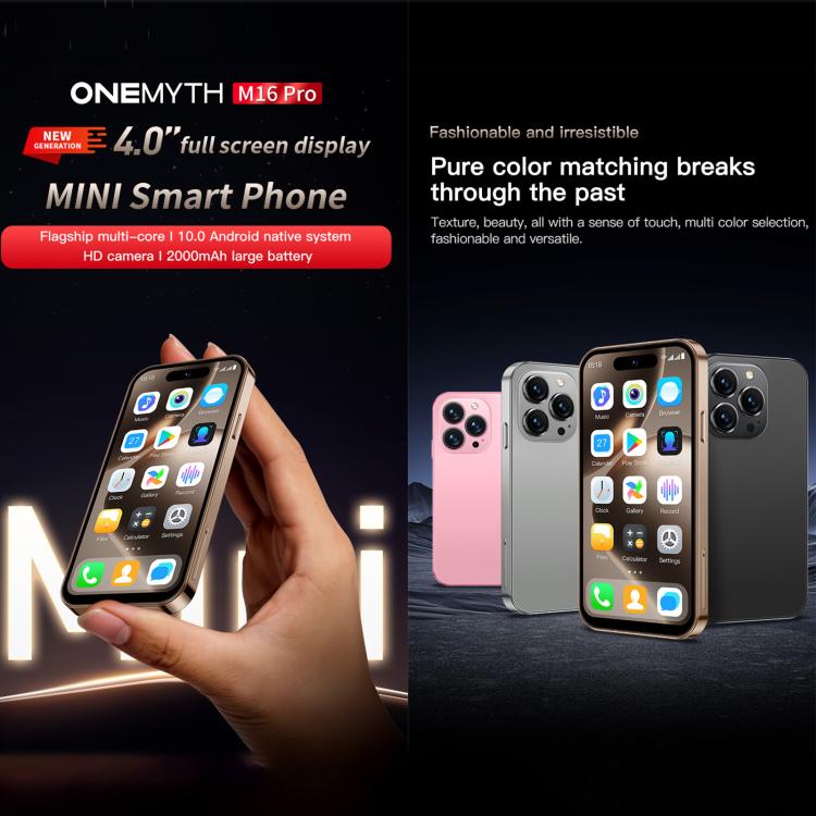 SOYES ONEMYTH M16 Pro, 2GB+16GB, 4.0 inch Android 10.0 MTK6580 Quad Core, Network: 3G, Dual SIM - ORIWHIZ