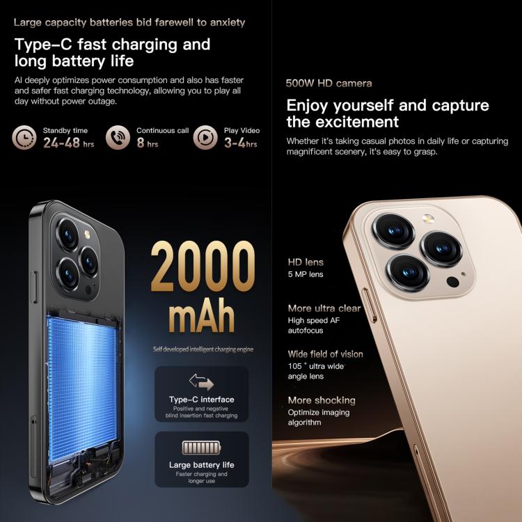 SOYES ONEMYTH M16 Pro, 2GB+16GB, 4.0 inch Android 10.0 MTK6580 Quad Core, Network: 3G, Dual SIM - ORIWHIZ