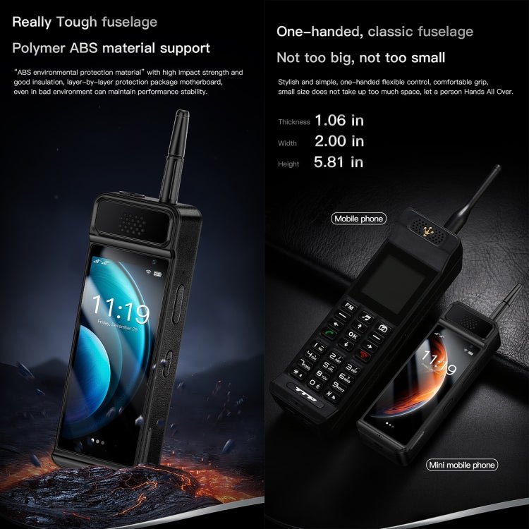 SOYES W88 Pro, 2GB+16GB, 4600mAh Battery, 4.0 inch Android 12 MTK6739CW Quad Core, Network: 4G, OTG, Dual SIM, W88 Pro - ORIWHIZ