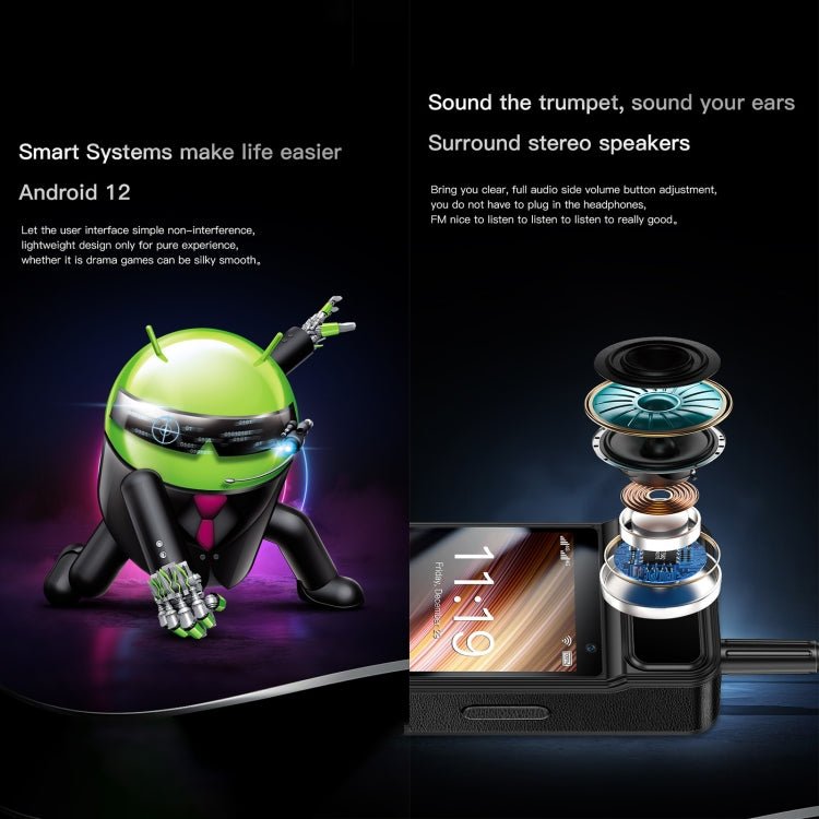 SOYES W88 Pro, 2GB+16GB, 4600mAh Battery, 4.0 inch Android 12 MTK6739CW Quad Core, Network: 4G, OTG, Dual SIM, W88 Pro - ORIWHIZ