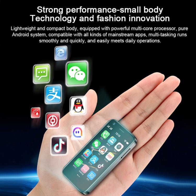 SOYES XS12, 3GB+32GB, 3.0 inch Android 9.0 MTK6737M Quad Core up to 1.1GHz, Bluetooth, WiFi, FM, Network: 4G, Dual SIM, 3GB+32GB - ORIWHIZ
