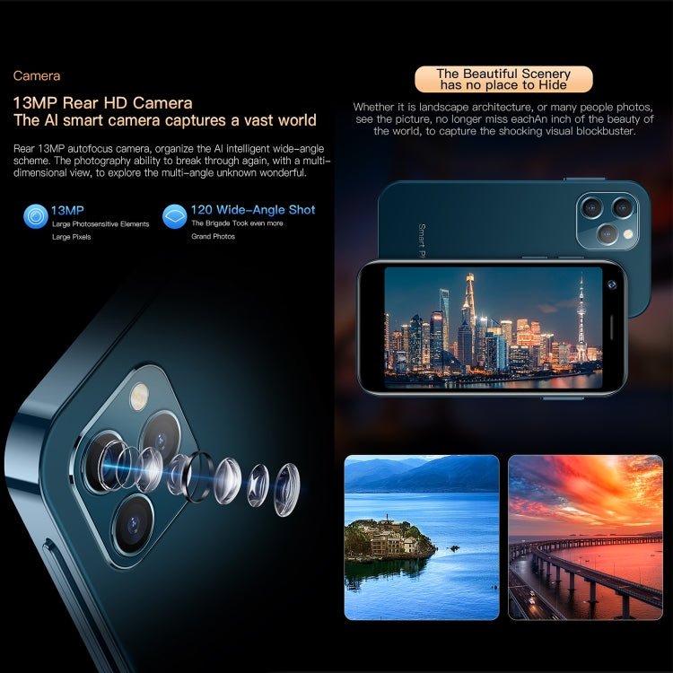 SOYES XS12 Pro, 4GB+64GB 3.0 inch Android 10.0 MTK6750 Octa Core, Bluetooth, WiFi, FM, OTG, Network: 4G, Dual SIM, Support Google Play, 4GB+64GB - ORIWHIZ