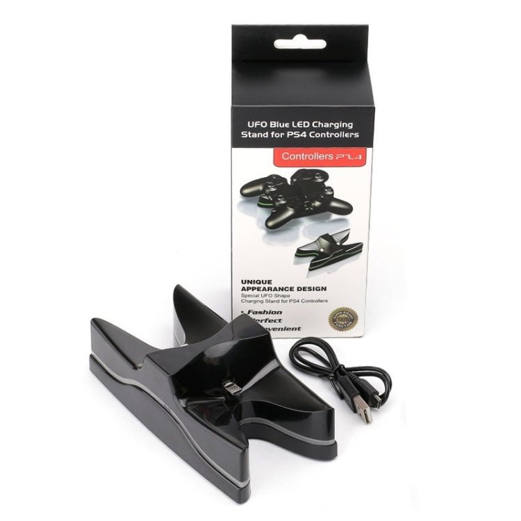 Special UFO Shape 2 x USB Charging Dock Station Stand / Controller Charging Stand for PS4 Playstation 4 with Multi Colors LED, For PS - ORIWHIZSony AccessoriesSony Accessories Charger & PowerToys & Hobbies