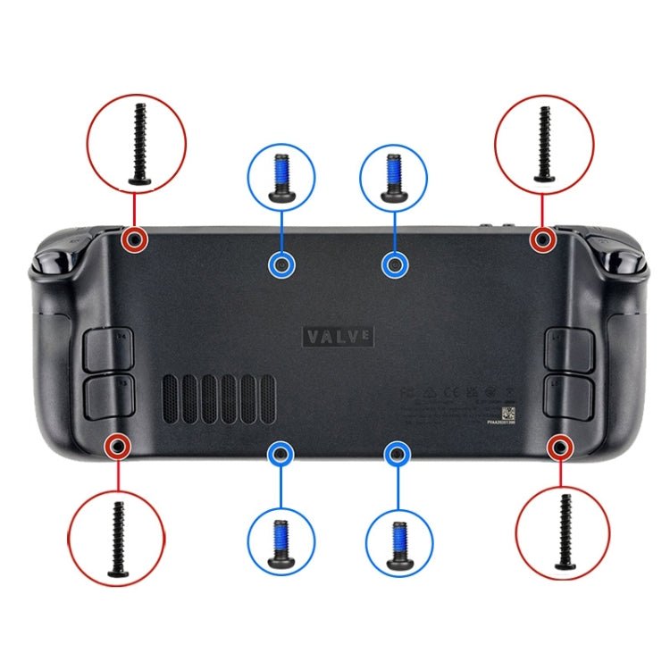 Steam Deck Back Cover Screw Set, 8 in 1, 16 in 1, 12 in 1 - ORIWHIZ