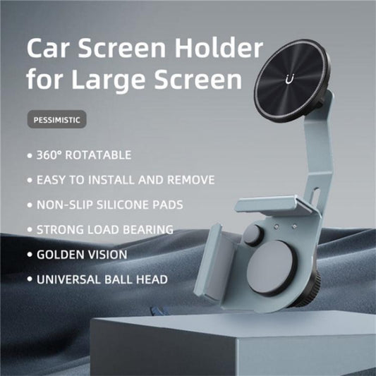 SU7Y Large Display Vehicle Mount Navigation Stand For Tesla Car Screen Magnetic Phone Holder - ORIWHIZ