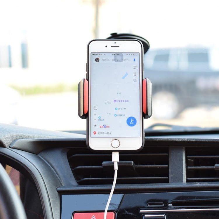 Suction Cup Long Soft Hose Windshield Car Mobile Phone Clip Bracket - ORIWHIZ