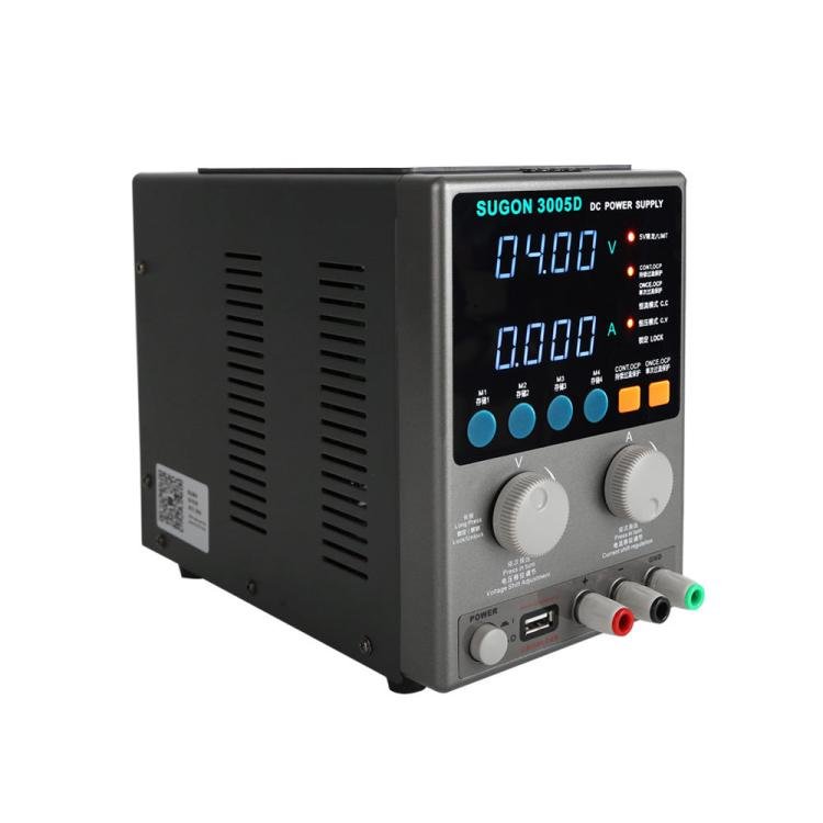 SUGON 3005D 4 Digital Display Power Supply Meter High Power Regulated Power Supply, EU Plug, US Plug - ORIWHIZ