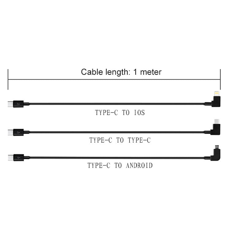 Sunnylife OP - X9208 Type - C to Type - C Cable for DJI OSMO Pocket, Length:1m, Type - C - ORIWHIZCable & AdaptersDJI & Insta360 AccessoriesOsmo Pocket Accessories