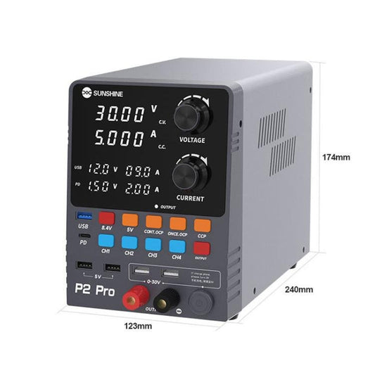 SUNSHINE P2 Pro 330W Intelligent DC Voltage Regulator Power Supply Toroidal Transformer 30V 5A Output Repair Tool, SUNSHINE P2 Pro - ORIWHIZ